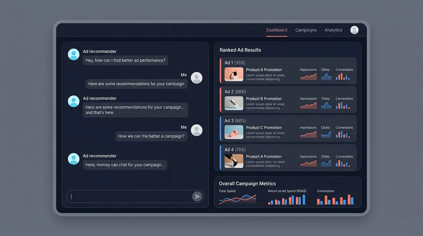 Conversational ad matching