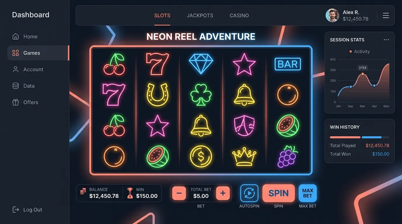 Slot game board