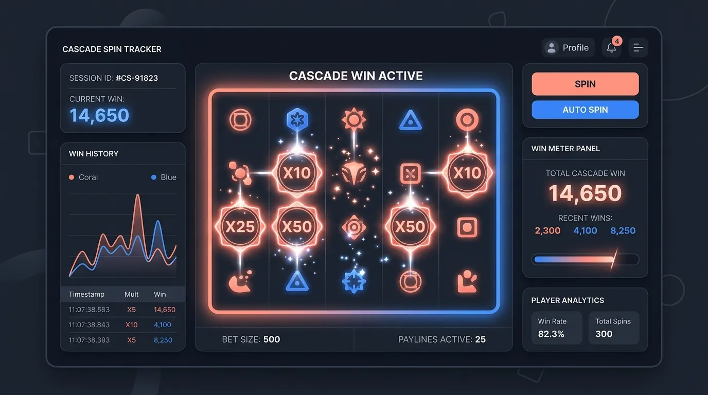 Cascade win moment